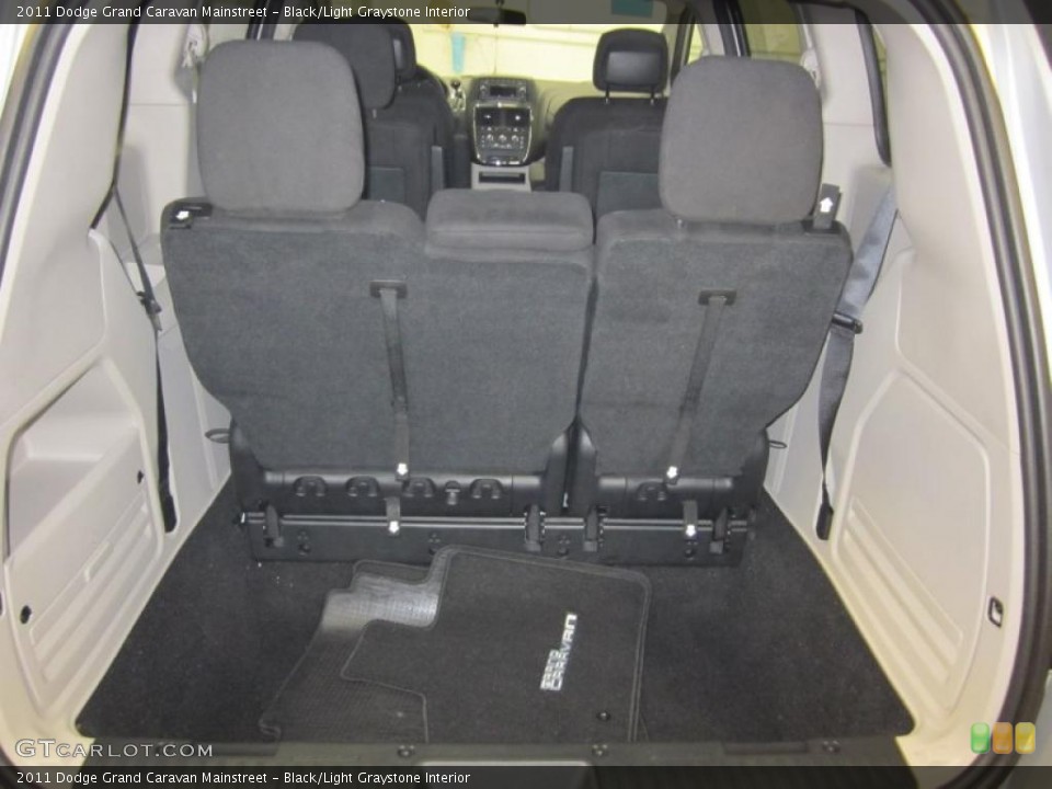 Black/Light Graystone Interior Trunk for the 2011 Dodge Grand Caravan Mainstreet #42465299