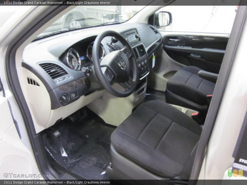 Black/Light Graystone Interior Dashboard for the 2011 Dodge Grand Caravan Mainstreet #42465359