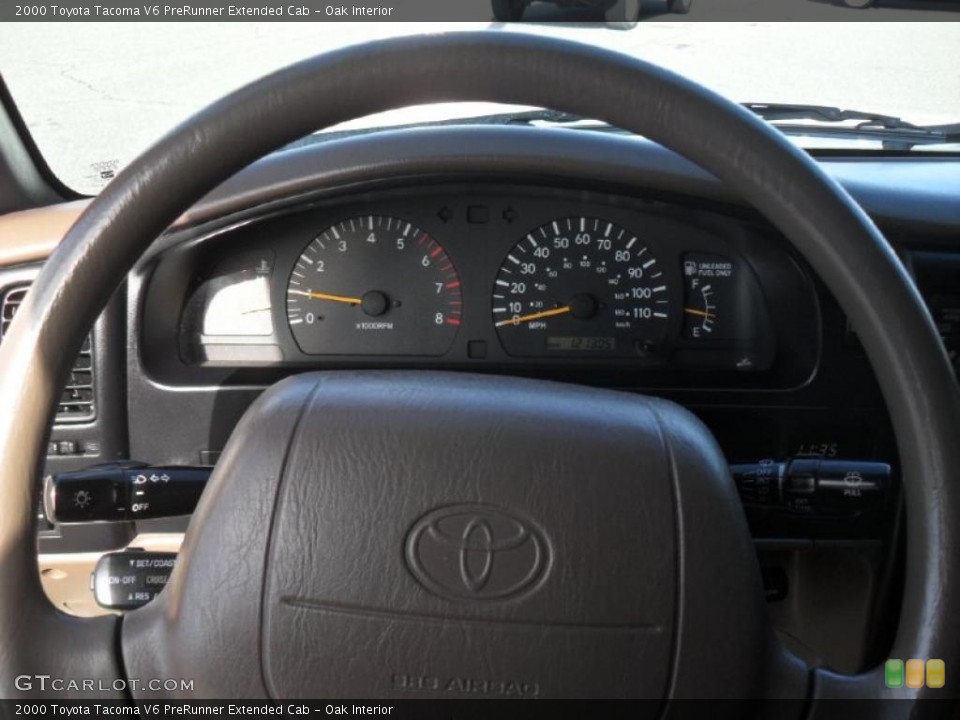 Oak Interior Steering Wheel for the 2000 Toyota Tacoma V6 PreRunner Extended Cab #42465393