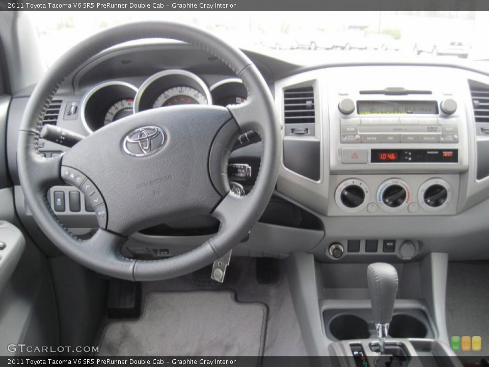 Graphite Gray Interior Dashboard for the 2011 Toyota Tacoma V6 SR5 PreRunner Double Cab #42467487