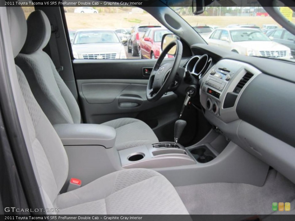 Graphite Gray Interior Photo for the 2011 Toyota Tacoma V6 SR5 PreRunner Double Cab #42467515