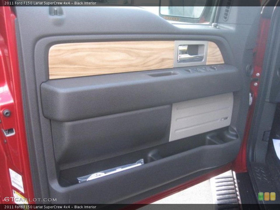 Black Interior Door Panel for the 2011 Ford F150 Lariat SuperCrew 4x4 #42468000