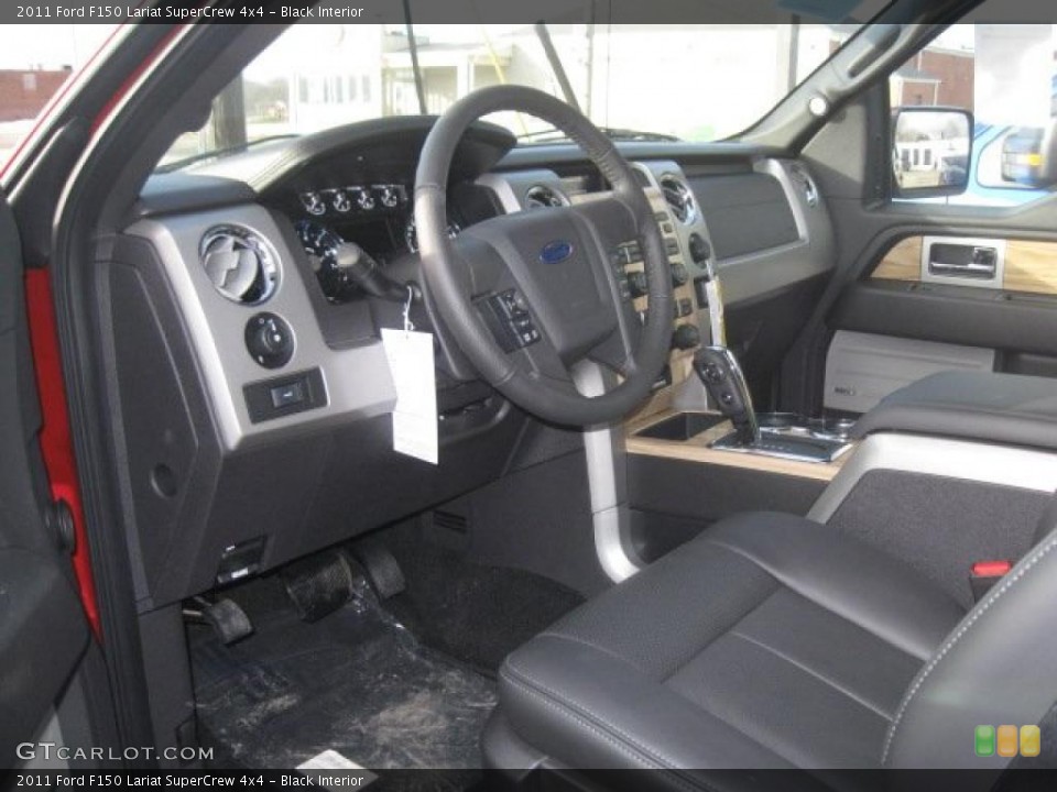 Black Interior Prime Interior for the 2011 Ford F150 Lariat SuperCrew 4x4 #42468016