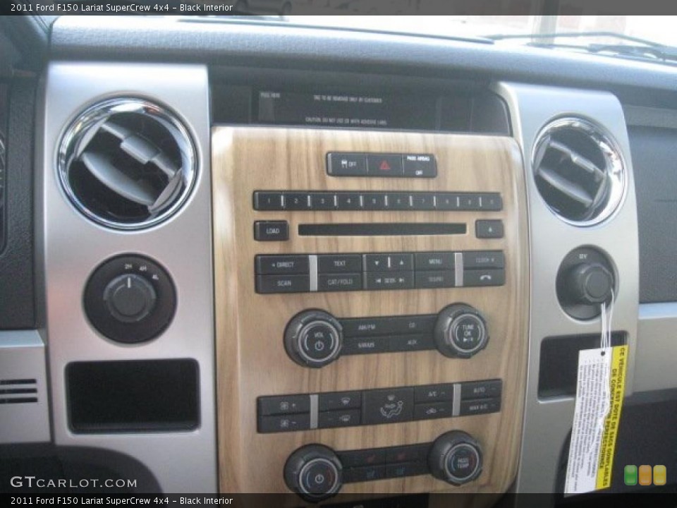 Black Interior Controls for the 2011 Ford F150 Lariat SuperCrew 4x4 #42468060