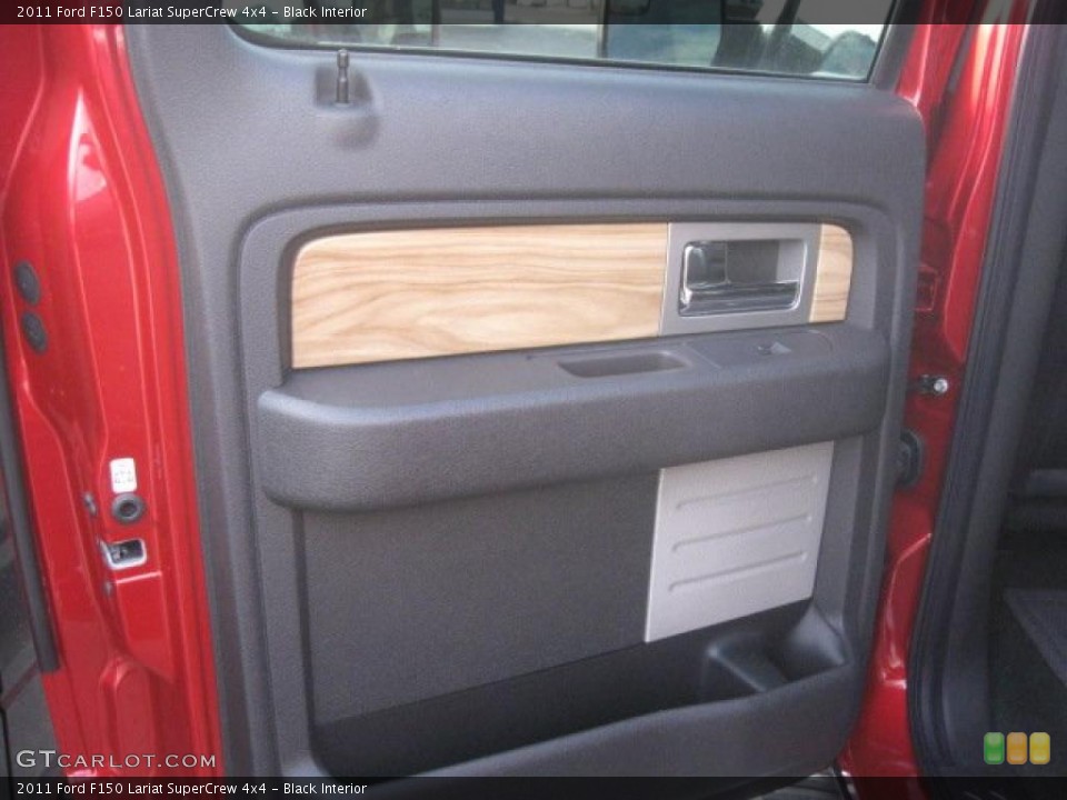 Black Interior Door Panel for the 2011 Ford F150 Lariat SuperCrew 4x4 #42468104