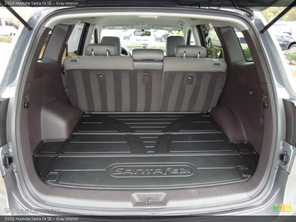Gray Interior Trunk for the 2010 Hyundai Santa Fe SE #42471072