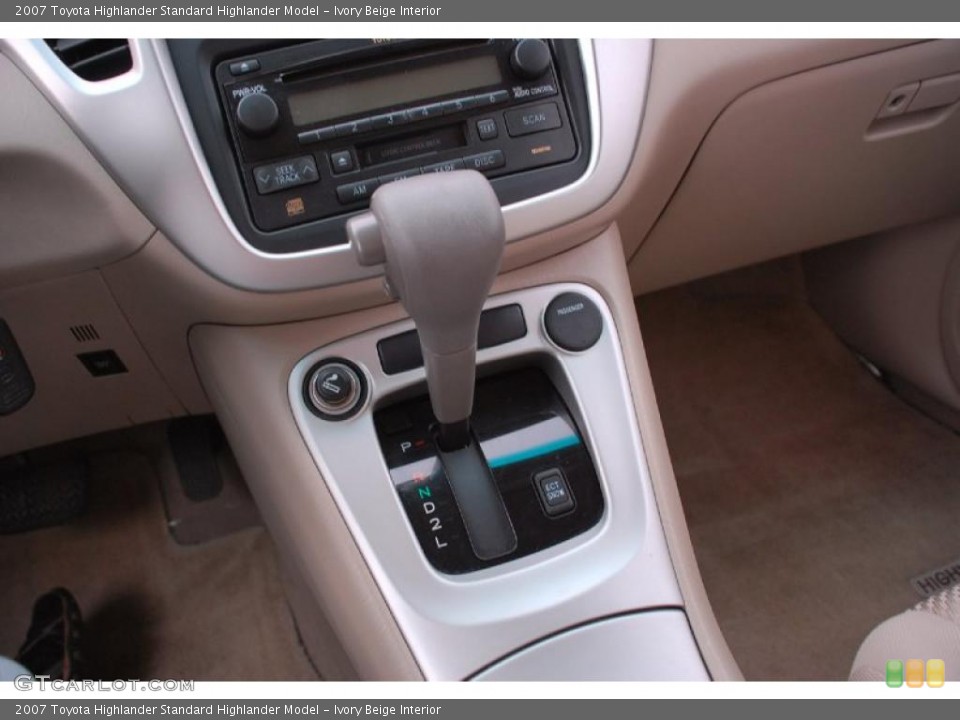 Ivory Beige Interior Transmission for the 2007 Toyota Highlander  #42473196