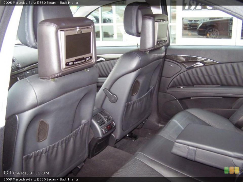 Black Interior Photo for the 2008 Mercedes-Benz E 550 Sedan #42474236
