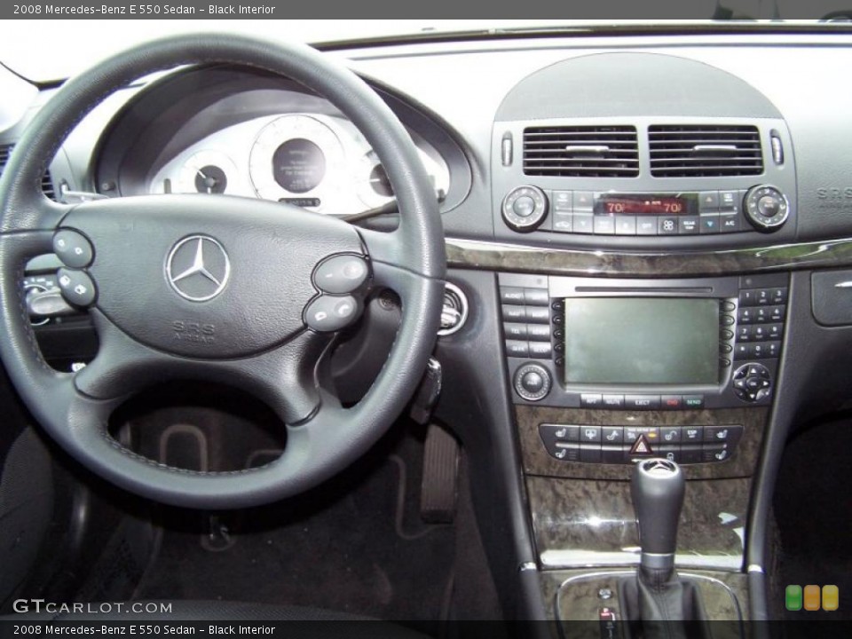 Black Interior Photo for the 2008 Mercedes-Benz E 550 Sedan #42474276
