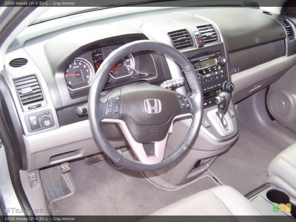 Gray Interior Prime Interior for the 2008 Honda CR-V EX-L #42474736