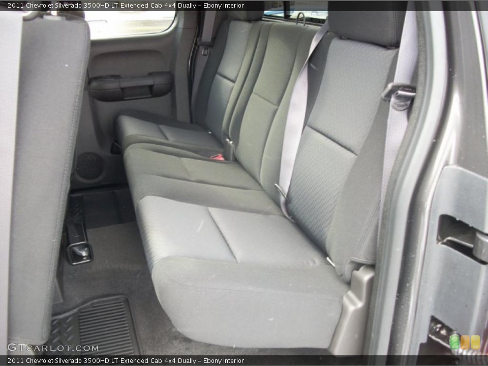 Ebony Interior Photo for the 2011 Chevrolet Silverado 3500HD LT Extended Cab 4x4 Dually #42475064