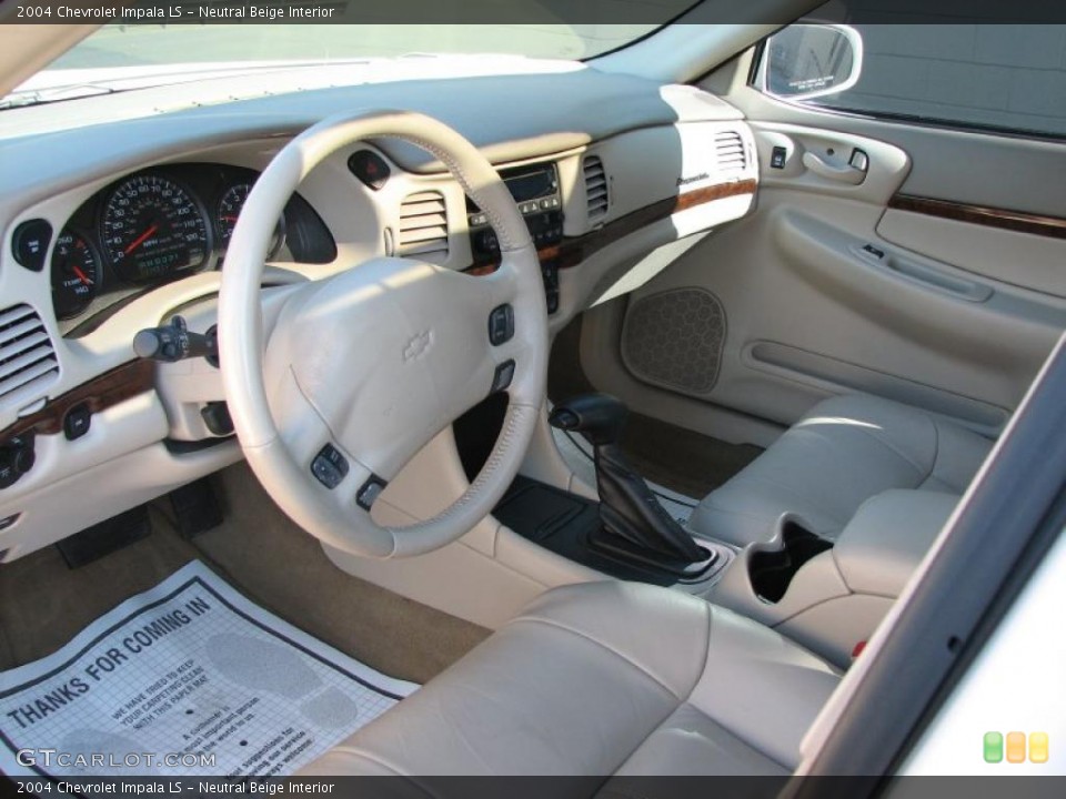 Neutral Beige Interior Prime Interior for the 2004 Chevrolet Impala LS #42475504