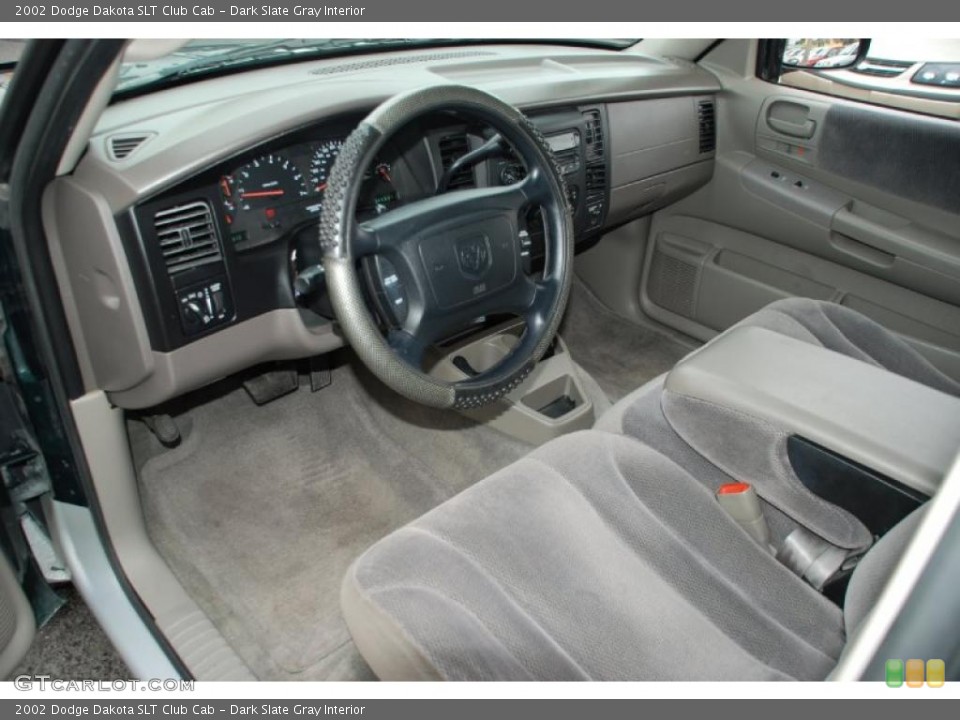 Dark Slate Gray Interior Prime Interior for the 2002 Dodge Dakota SLT Club Cab #42476428