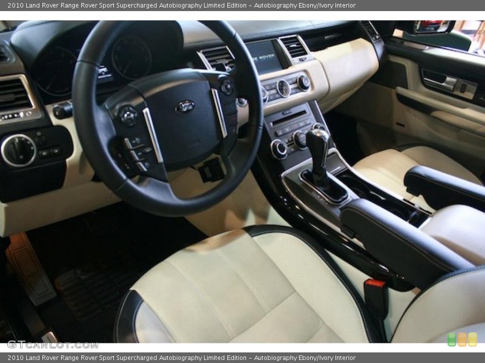 Autobiography Ebony/Ivory 2010 Land Rover Range Rover Sport Interiors