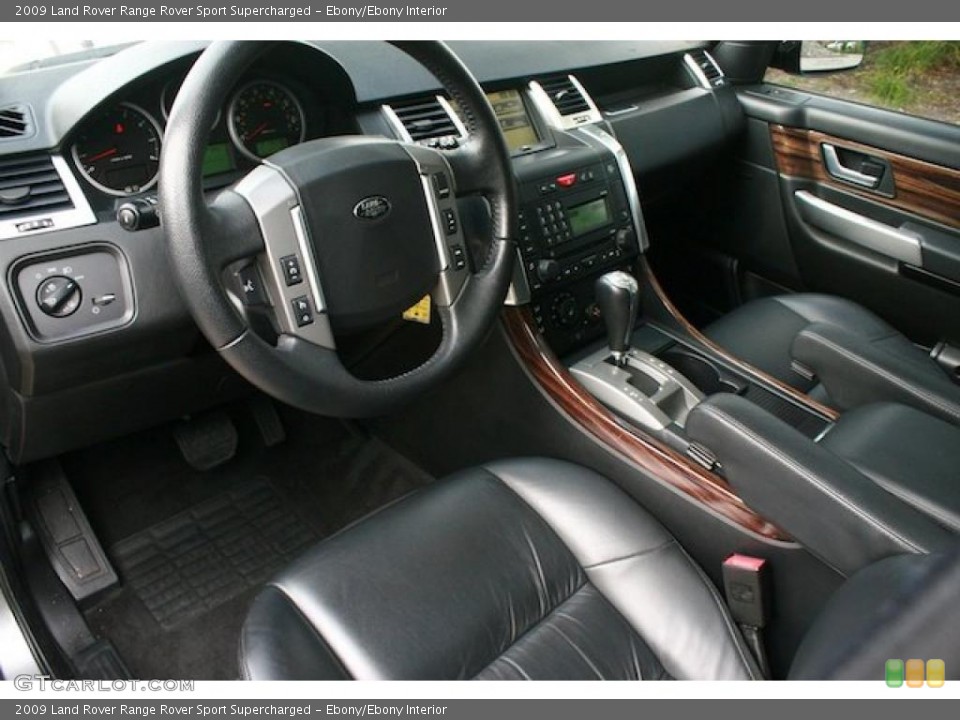 Ebony/Ebony Interior Photo for the 2009 Land Rover Range Rover Sport Supercharged #42477244