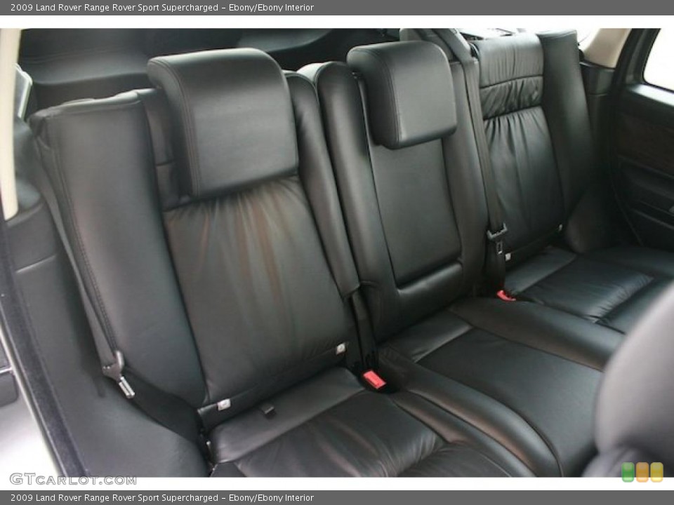 Ebony/Ebony Interior Photo for the 2009 Land Rover Range Rover Sport Supercharged #42477450