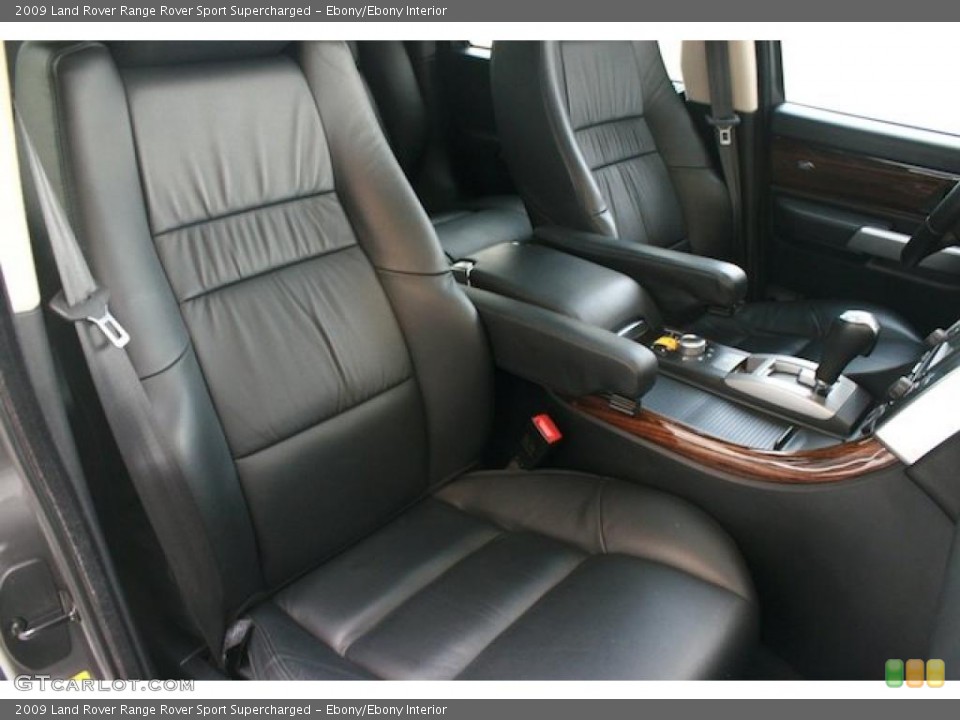 Ebony/Ebony Interior Photo for the 2009 Land Rover Range Rover Sport Supercharged #42477531