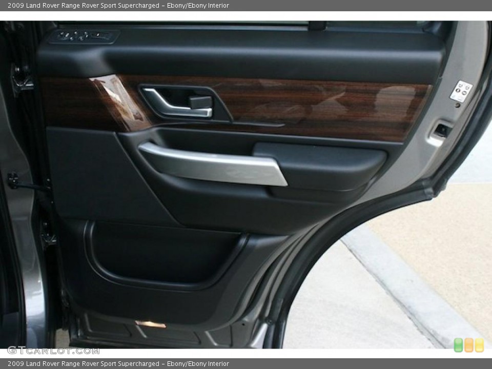 Ebony/Ebony Interior Door Panel for the 2009 Land Rover Range Rover Sport Supercharged #42477632