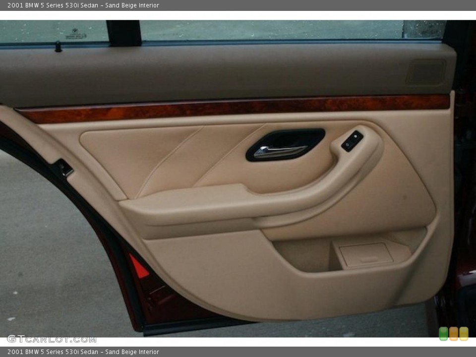 Sand Beige Interior Door Panel for the 2001 BMW 5 Series 530i Sedan #42478360