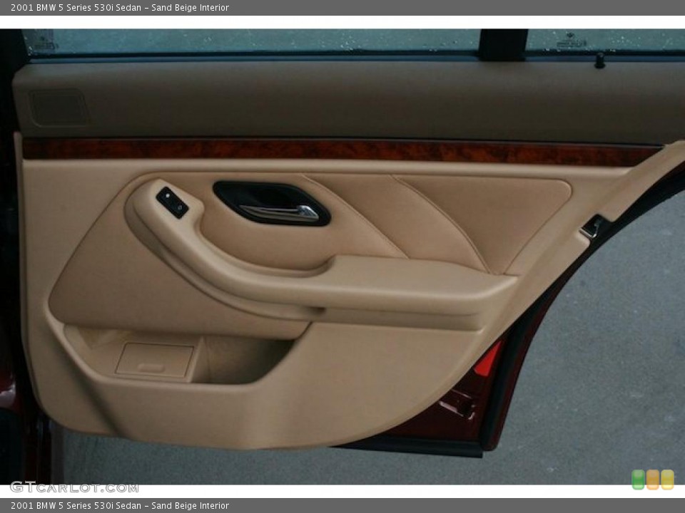 Sand Beige Interior Door Panel for the 2001 BMW 5 Series 530i Sedan #42478380