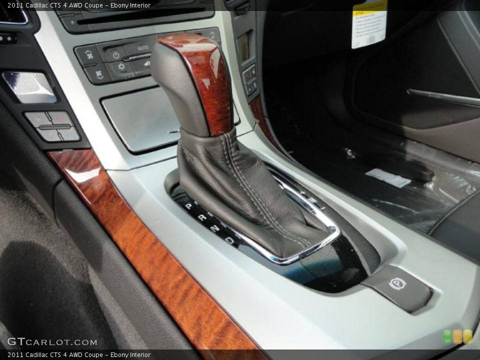 Ebony Interior Transmission for the 2011 Cadillac CTS 4 AWD Coupe #42484844