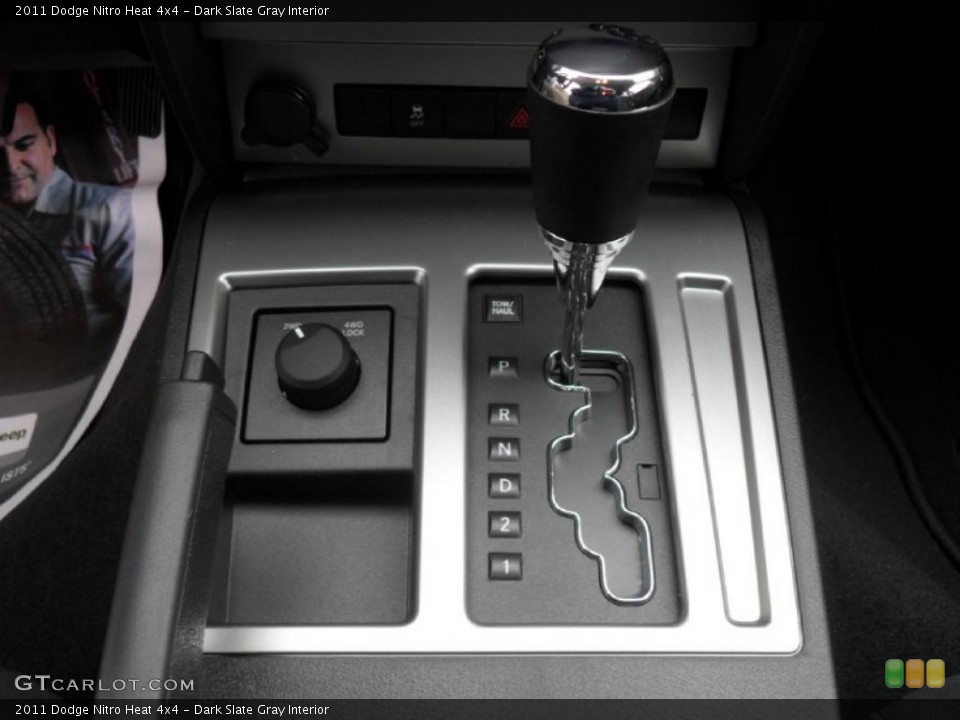 Dark Slate Gray Interior Transmission for the 2011 Dodge Nitro Heat 4x4 #42484948