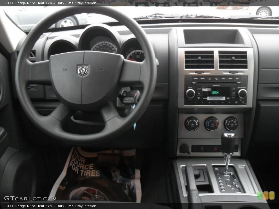Dark Slate Gray Interior Dashboard for the 2011 Dodge Nitro Heat 4x4 #42485020