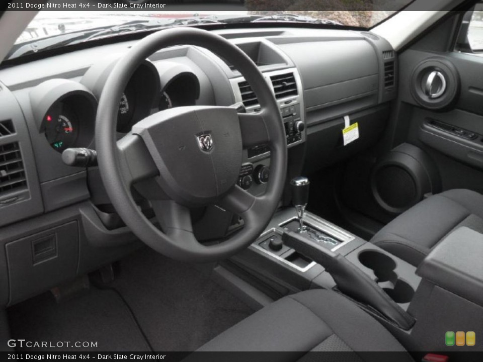 Dark Slate Gray Interior Prime Interior for the 2011 Dodge Nitro Heat 4x4 #42485181