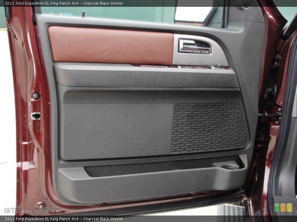 Charcoal Black Interior Door Panel for the 2011 Ford Expedition EL King Ranch 4x4 #42492858
