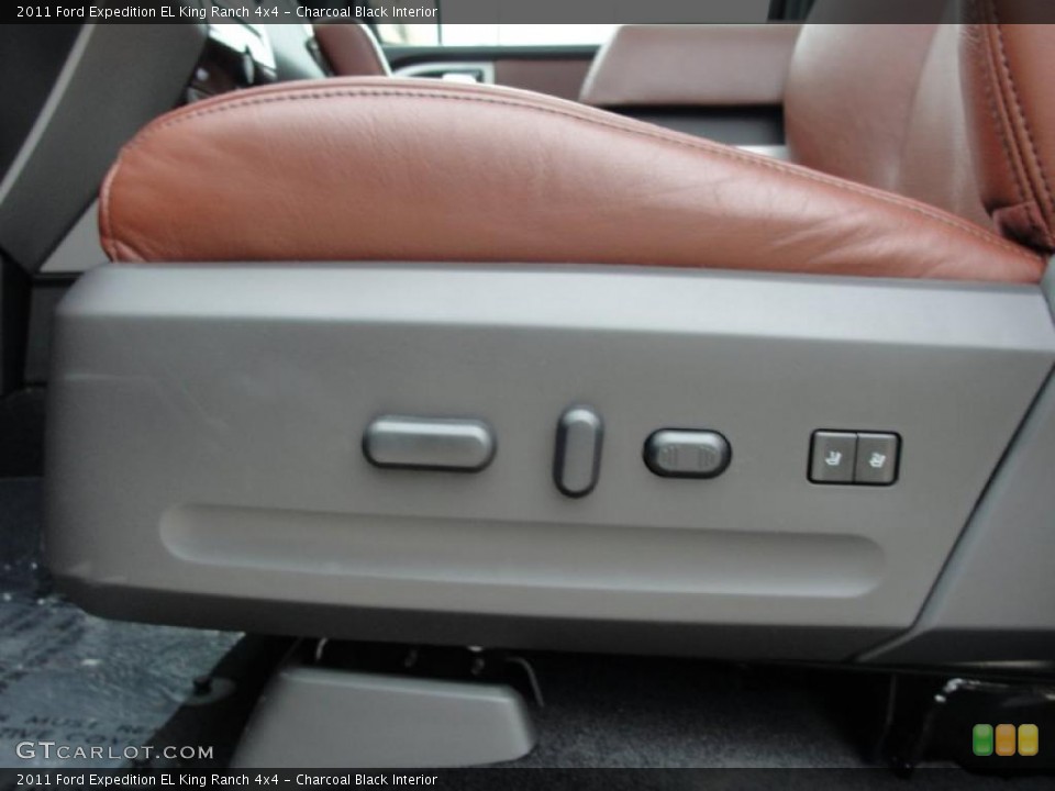 Charcoal Black Interior Controls for the 2011 Ford Expedition EL King Ranch 4x4 #42492918