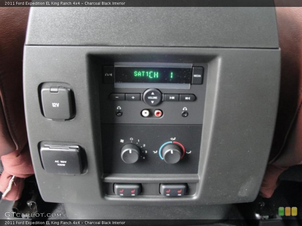 Charcoal Black Interior Controls for the 2011 Ford Expedition EL King Ranch 4x4 #42492934