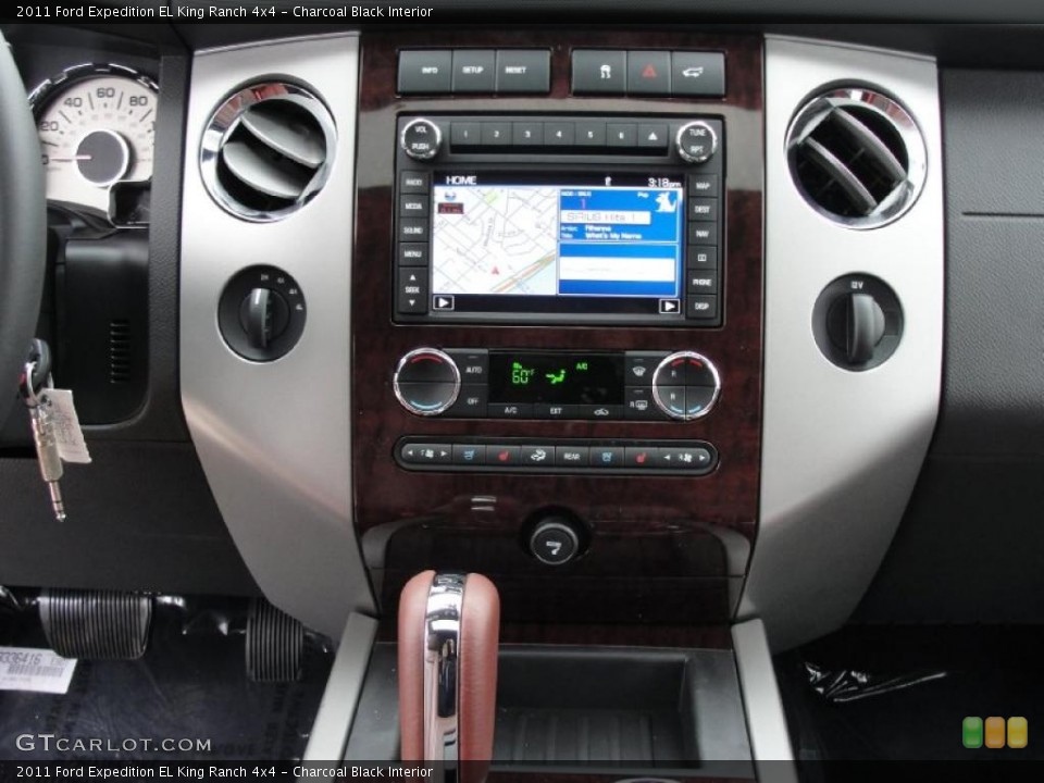 Charcoal Black Interior Controls for the 2011 Ford Expedition EL King Ranch 4x4 #42492974