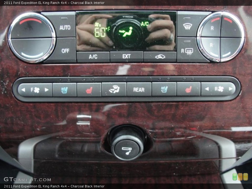 Charcoal Black Interior Controls for the 2011 Ford Expedition EL King Ranch 4x4 #42493010