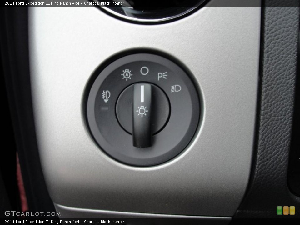 Charcoal Black Interior Controls for the 2011 Ford Expedition EL King Ranch 4x4 #42493106