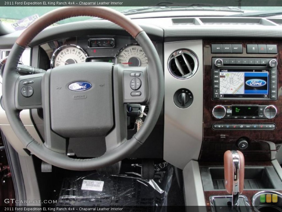 Chaparral Leather Interior Dashboard for the 2011 Ford Expedition EL King Ranch 4x4 #42493710