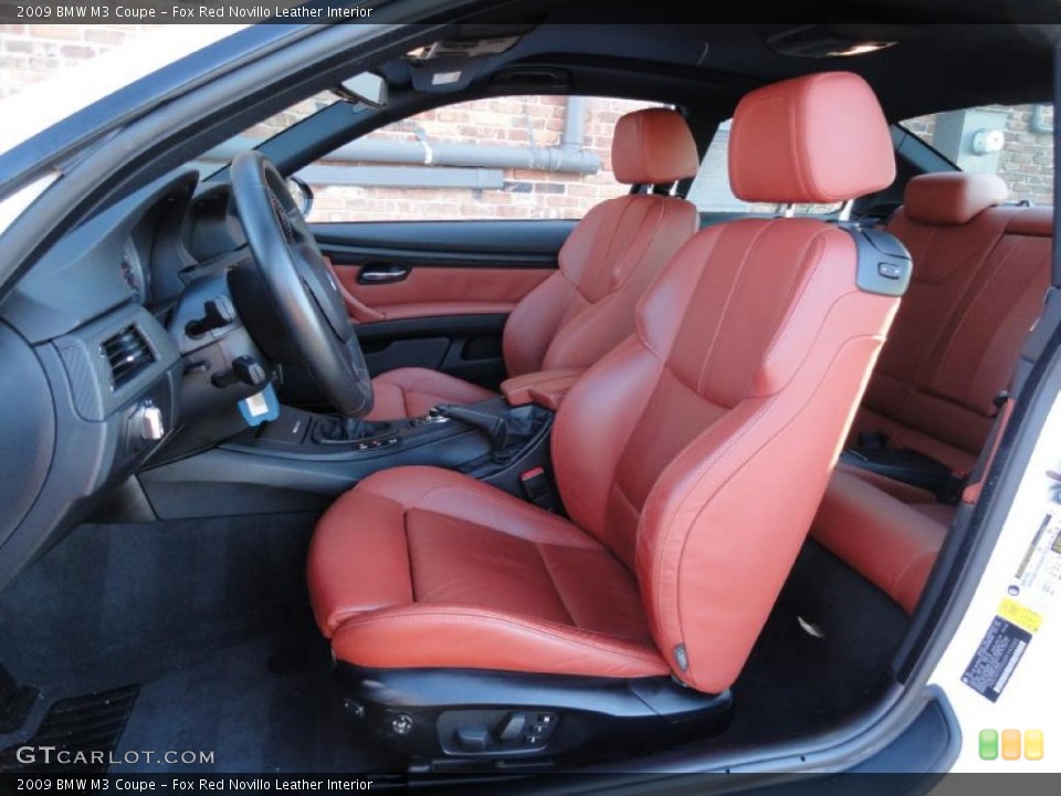 Fox Red Novillo Leather Interior Photo for the 2009 BMW M3 Coupe #42495186
