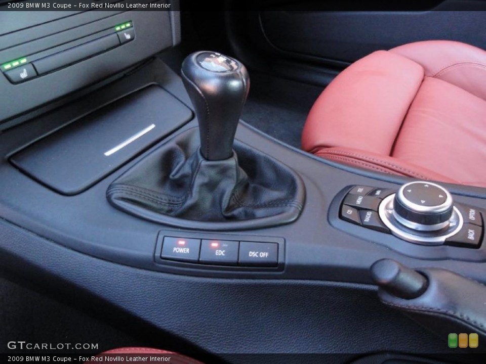 Fox Red Novillo Leather Interior Transmission for the 2009 BMW M3 Coupe #42495258