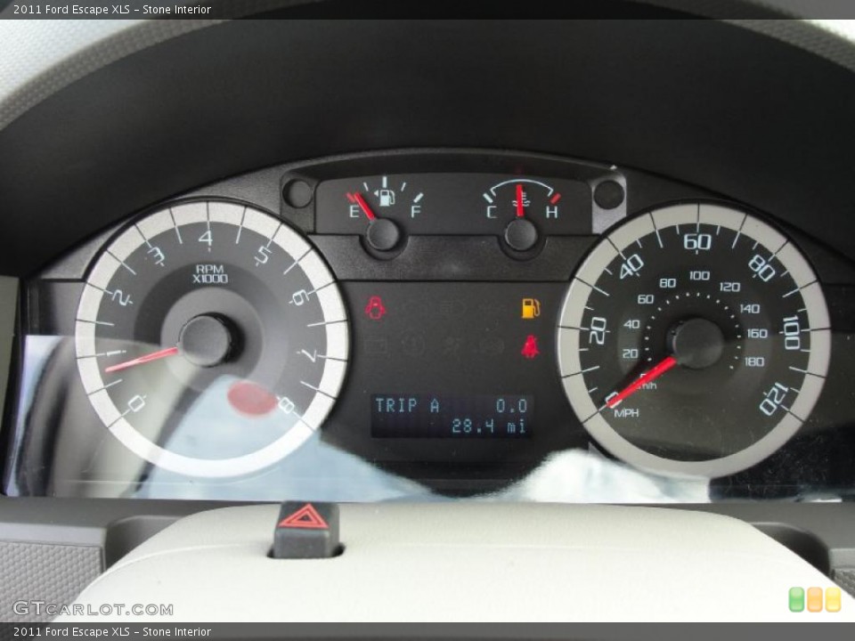Stone Interior Gauges for the 2011 Ford Escape XLS #42497946