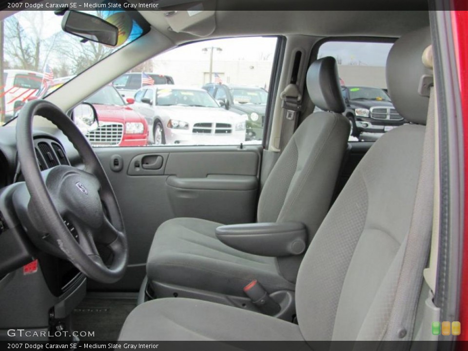 Medium Slate Gray Interior Photo for the 2007 Dodge Caravan SE #42499966