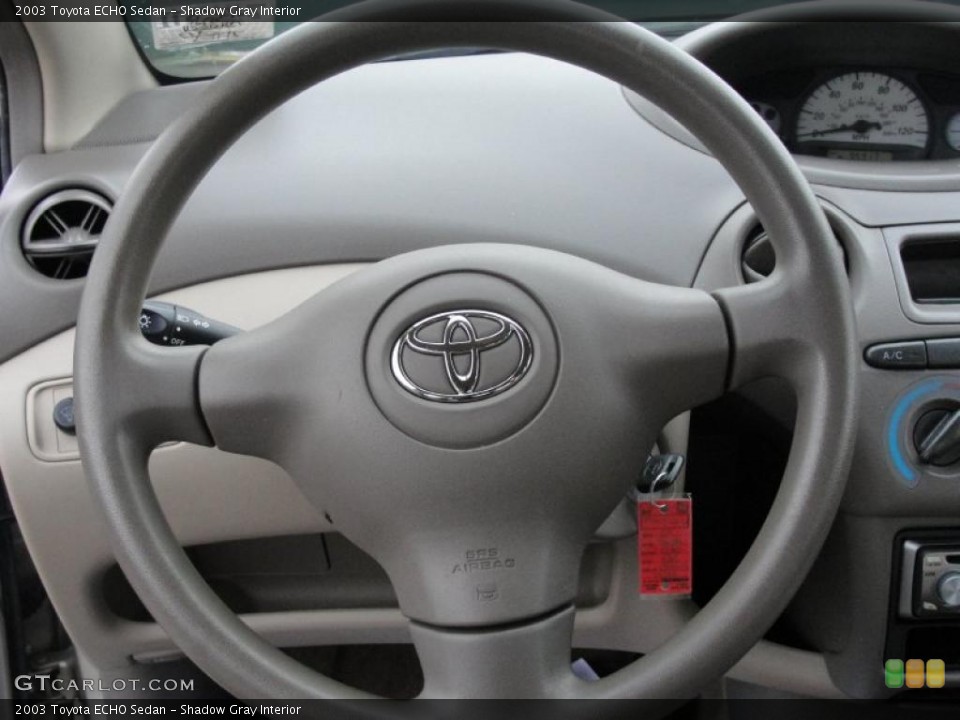 Shadow Gray Interior Steering Wheel for the 2003 Toyota ECHO Sedan #42502795