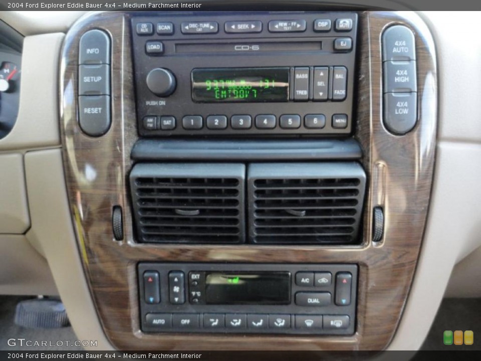Medium Parchment Interior Controls for the 2004 Ford Explorer Eddie Bauer 4x4 #42503831