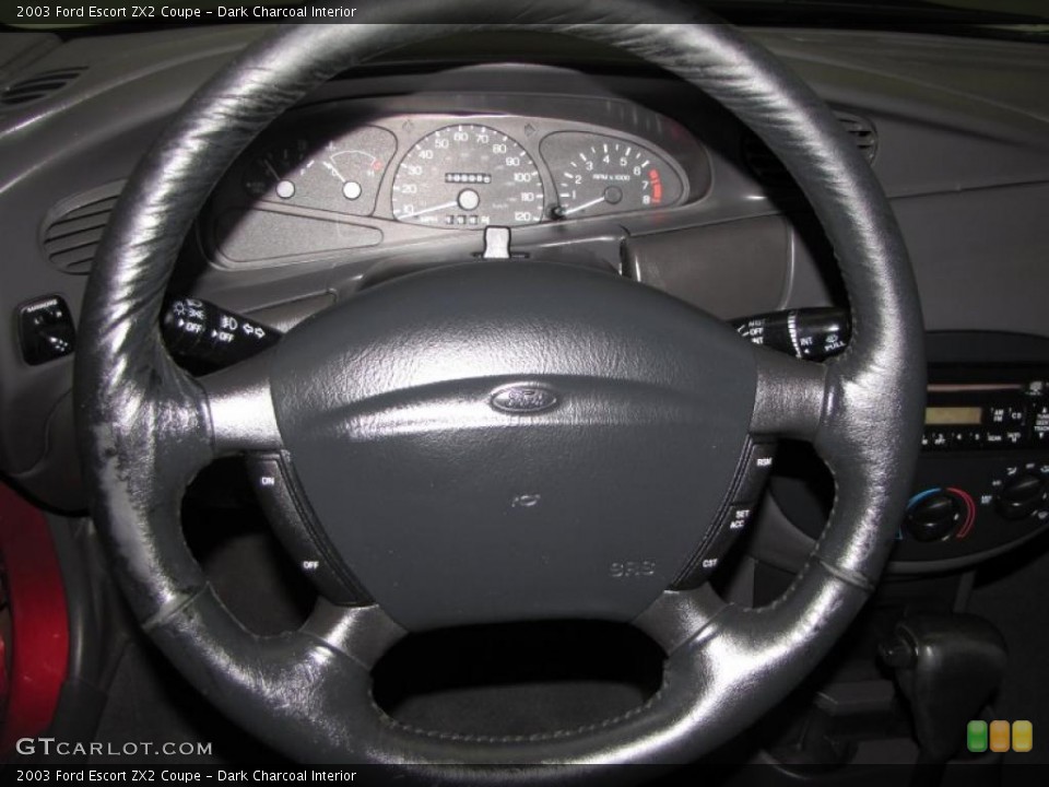 Dark Charcoal Interior Gauges for the 2003 Ford Escort ZX2 Coupe #42504895