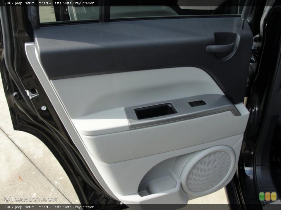 Pastel Slate Gray Interior Door Panel for the 2007 Jeep Patriot Limited #42505471