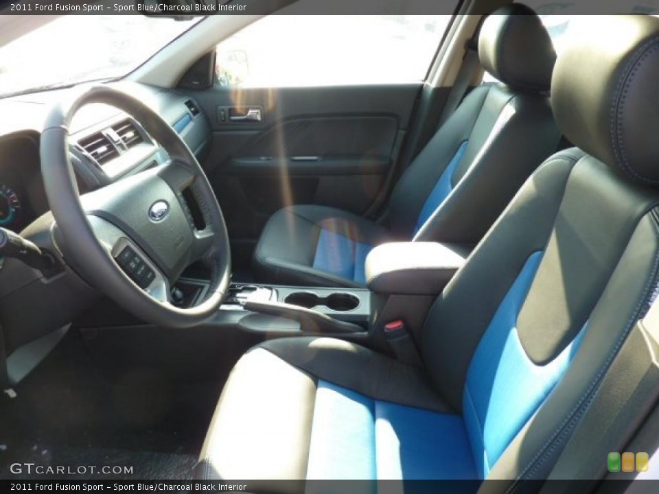 Sport Blue/Charcoal Black Interior Photo for the 2011 Ford Fusion Sport #42505983