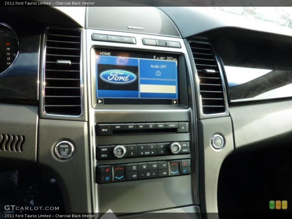 Charcoal Black Interior Controls for the 2011 Ford Taurus Limited #42507371