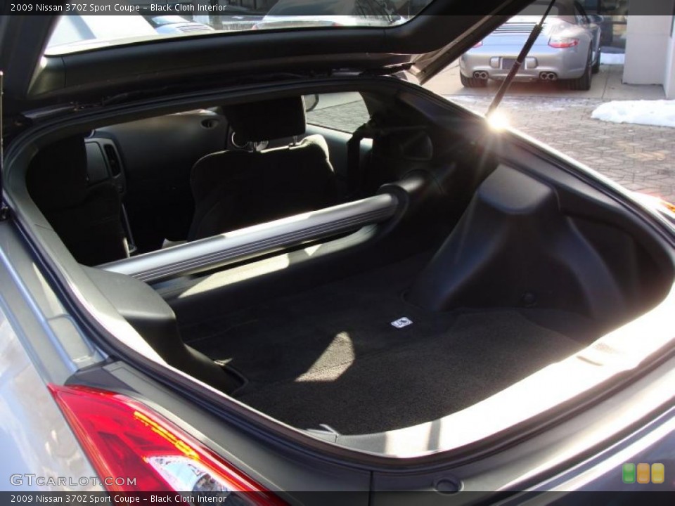 Black Cloth Interior Trunk for the 2009 Nissan 370Z Sport Coupe #42510903