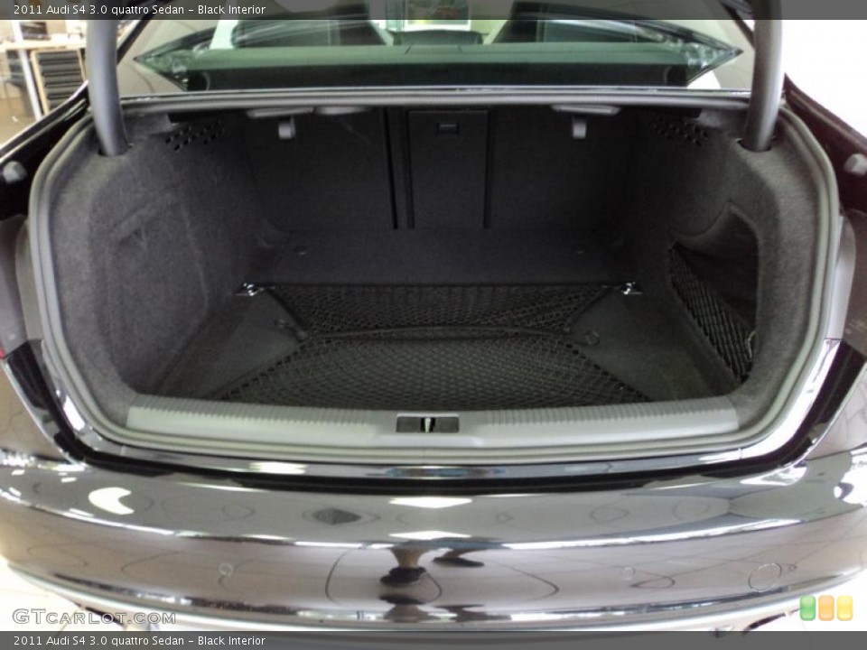 Black Interior Trunk for the 2011 Audi S4 3.0 quattro Sedan #42511635