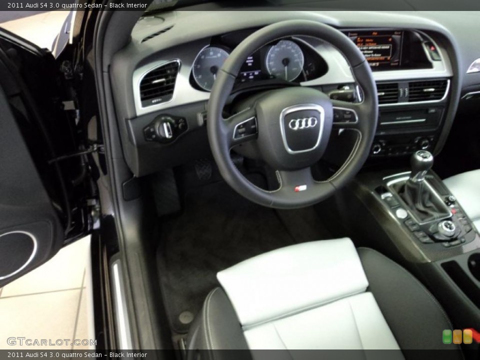 Black Interior Dashboard for the 2011 Audi S4 3.0 quattro Sedan #42511748