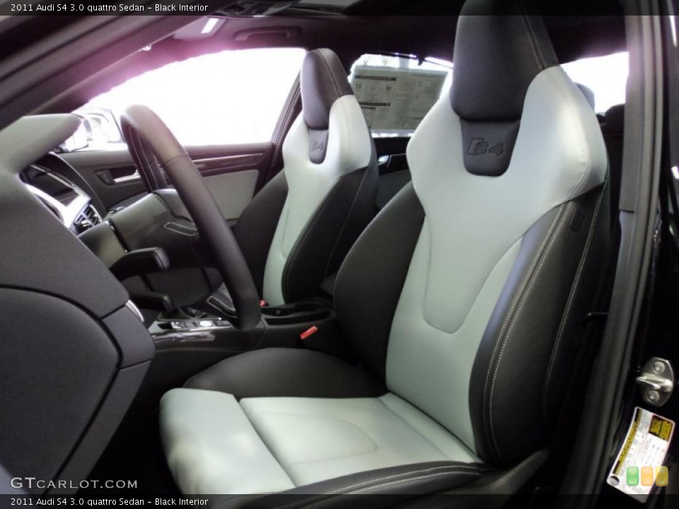 Black Interior Photo for the 2011 Audi S4 3.0 quattro Sedan #42511775