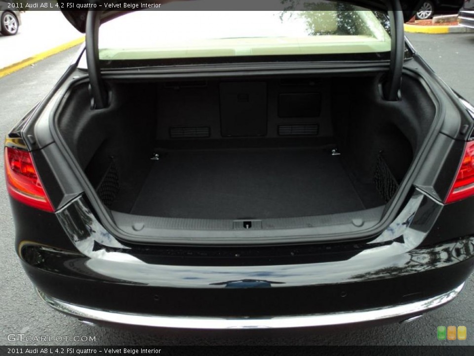 Velvet Beige Interior Trunk for the 2011 Audi A8 L 4.2 FSI quattro #42512047